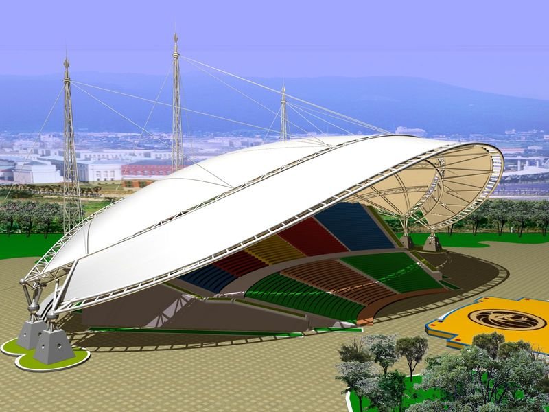 青岛体育场膜结构